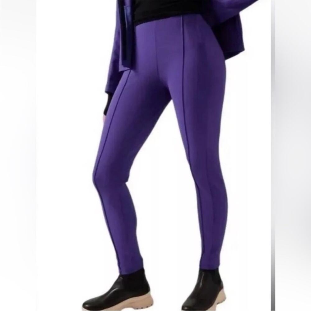 NWT Athleta Glacier snow ski skinny pants in Purple, 12
